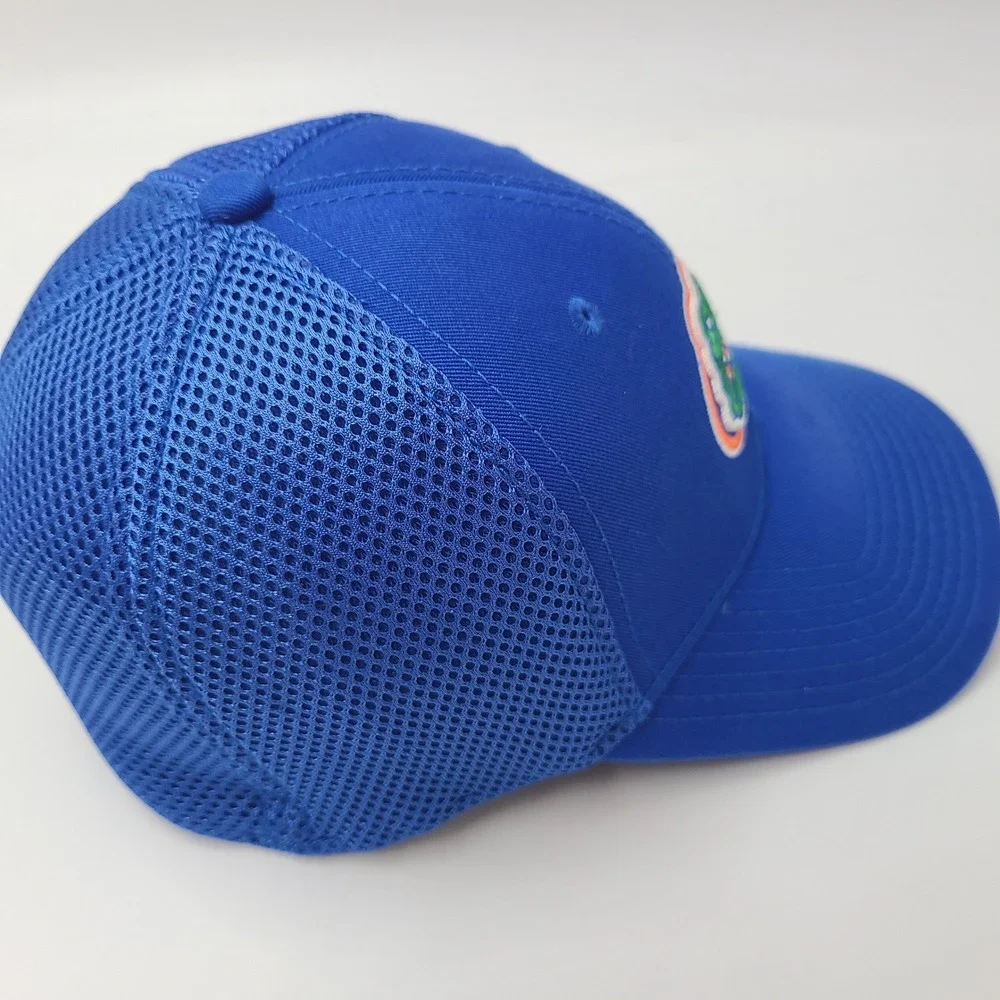 Florida Gators Hat Fitted S-M Trucker Mesh New Era 39Thirty Blue NCAA Logo Men